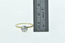 Load image into Gallery viewer, 14K 1940&#39;s 0.21 Ctw Diamond Round Engagement Ring Yellow Gold