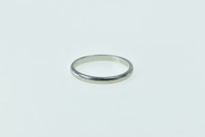 Platinum 2.1mm Vintage Classic Wedding Band Ring