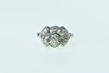 Load image into Gallery viewer, Platinum 1930&#39;s 0.25 Ctw Diamond Bow Engagement Ring