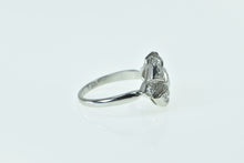 Load image into Gallery viewer, Platinum 1930&#39;s 0.25 Ctw Diamond Bow Engagement Ring