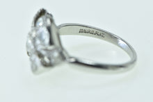 Load image into Gallery viewer, Platinum 1930&#39;s 0.25 Ctw Diamond Bow Engagement Ring