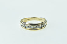 Load image into Gallery viewer, 10K 0.40 Ctw Diamond Classic Men&#39;s Wedding Band Ring Yellow Gold