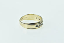 Load image into Gallery viewer, 10K 0.40 Ctw Diamond Classic Men&#39;s Wedding Band Ring Yellow Gold