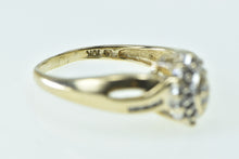 Load image into Gallery viewer, 10K Vintage Diamond Cluster Statement Fashion Ring Yellow Gold