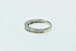 10K 0.84 Ctw Diamond Classic Wedding Band Ring White Gold