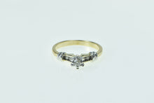 Load image into Gallery viewer, 10K Diamond Classic Promise Engagement Ring Yellow Gold