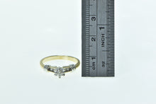 Load image into Gallery viewer, 10K Diamond Classic Promise Engagement Ring Yellow Gold