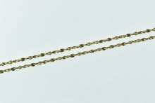 Load image into Gallery viewer, 14K 1.5mm Vintage Serpentine Twist Spiral Chain Necklace 18.25&quot; Yellow Gold