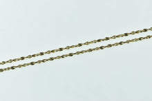 Load image into Gallery viewer, 14K 1.5mm Vintage Serpentine Twist Spiral Chain Necklace 18.25&quot; Yellow Gold