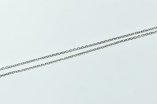 14K 1.1mm Cable Link Classic Simple Chain Necklace 18