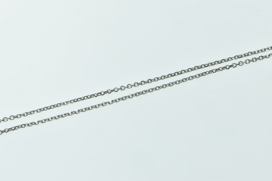 14K 1.1mm Cable Link Classic Simple Chain Necklace 18