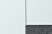 Load image into Gallery viewer, 14K 1.1mm Cable Link Classic Simple Chain Necklace 18&quot; White Gold