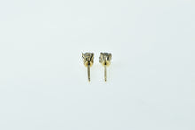 Load image into Gallery viewer, 14K Classic Diamond Solitaire Vintage Stud Earrings Yellow Gold