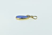 Load image into Gallery viewer, 14K Natural Black Opal Vintage Statement Pendant Yellow Gold