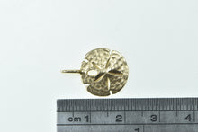 Load image into Gallery viewer, 14K Sand Dollar Sea Shell Ocean Beach Motif Charm/Pendant Yellow Gold