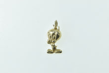 Load image into Gallery viewer, 14K Tweety Bird Cartoon Character Looney Toons Charm/Pendant Yellow Gold