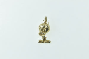 14K Tweety Bird Cartoon Character Looney Toons Charm/Pendant Yellow Gold