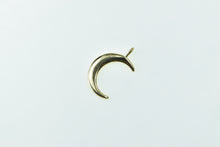 Load image into Gallery viewer, Sterling Silver Gold Plated Crescent Moon Space Astrology Charm/Pendant