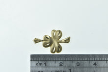 Load image into Gallery viewer, 14K Diamond Cut Clover Lucky Shamrock Charm/Pendant Yellow Gold