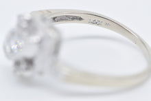 Load image into Gallery viewer, 14K 1930&#39;s 0.33 Ctw Diamond Bypass Engagement Ring White Gold