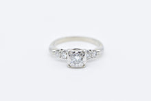 Load image into Gallery viewer, 18K 1950&#39;s 0.50 Ctw Diamond Classic Engagement Ring White Gold