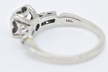 Load image into Gallery viewer, 18K 1950&#39;s 0.50 Ctw Diamond Classic Engagement Ring White Gold