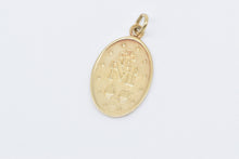 Load image into Gallery viewer, 14K Virgin Mary Christian Faith Mother of Jesus Charm/Pendant Yellow Gold