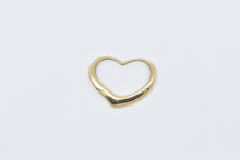 Load image into Gallery viewer, 14K Curvy Heart Love Symbol Vintage Romantic Pendant Yellow Gold