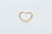 Load image into Gallery viewer, 14K Curvy Heart Love Symbol Vintage Romantic Pendant Yellow Gold