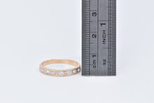 Load image into Gallery viewer, 14K Vintage Diamond Classic Wedding Band Ring Yellow Gold