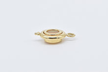 Load image into Gallery viewer, 18K Faceted Round Natural Opal Vintage Statement Pendant Yellow Gold