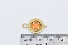 Load image into Gallery viewer, 18K Faceted Round Natural Opal Vintage Statement Pendant Yellow Gold