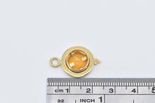Load image into Gallery viewer, 18K Faceted Round Natural Opal Vintage Statement Pendant Yellow Gold