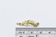 Load image into Gallery viewer, 18K Textured Nugget Raw Cluster Pebble Charm/Pendant Yellow Gold