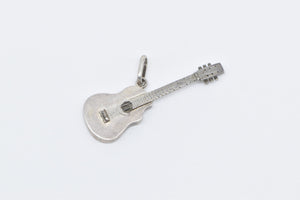 Sterling Silver 3D Articulated Guitar String Instrument Charm/Pendant