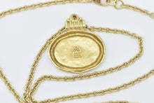 Load image into Gallery viewer, 18K SeidenGang Pegasus Diamond Cable Chain Necklace 14.75&quot; Yellow Gold