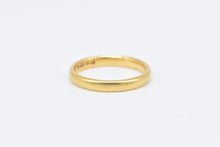 Load image into Gallery viewer, 22K 2.75mm Birmingham A&amp;W Antique Wedding Band Ring Yellow Gold