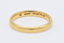 Load image into Gallery viewer, 22K 2.75mm Birmingham A&amp;W Antique Wedding Band Ring Yellow Gold