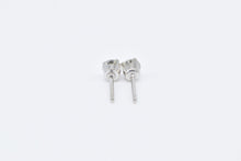 Load image into Gallery viewer, 14K 0.56 Ctw Diamond Solitaire Classic Stud Earrings White Gold