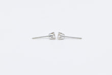 Load image into Gallery viewer, 14K 0.56 Ctw Diamond Solitaire Classic Stud Earrings White Gold