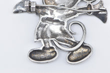 Load image into Gallery viewer, Sterling Silver Walt Disney Productions Minnie Mouse Marcasite Pendant/Pin