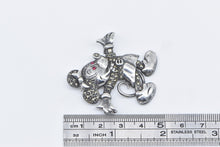 Load image into Gallery viewer, Sterling Silver Walt Disney Productions Minnie Mouse Marcasite Pendant/Pin