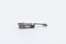 Load image into Gallery viewer, Sterling Silver 3D Articulated Guitar Musical Instrument Pin/Brooch