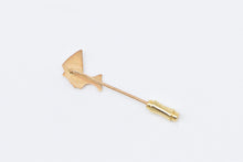 Load image into Gallery viewer, 14K Queen Nefertiti Egyptian Bust Head Stick Pin Yellow Gold