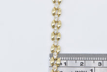 Load image into Gallery viewer, 14K 0.84 Ctw Diamond Oval Link Vintage Chain Bracelet 7.25&quot; Yellow Gold