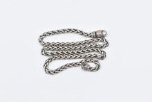 Load image into Gallery viewer, Sterling Silver David Yurman Designer Wheat Palma Chain Necklace 16&quot;