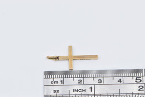 9K Cross Christian Faith Symbol Classic Simple Charm/Pendant Yellow Gold