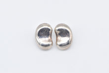 Load image into Gallery viewer, Sterling Silver Tiffany &amp; Co Elsa Peretti Bean Clip Back Earrings