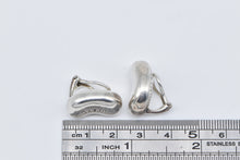 Load image into Gallery viewer, Sterling Silver Tiffany &amp; Co Elsa Peretti Bean Clip Back Earrings