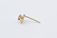 Load image into Gallery viewer, 10K Vintage Diamond Solitaire Single Stud Earring Yellow Gold